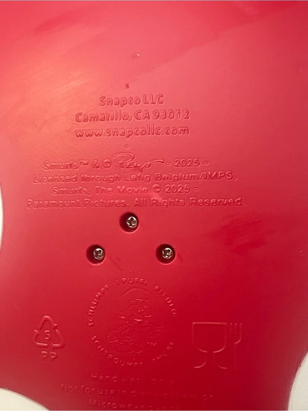 Papa Smurf popcorn bucket released for the 2025 Smurfs movie